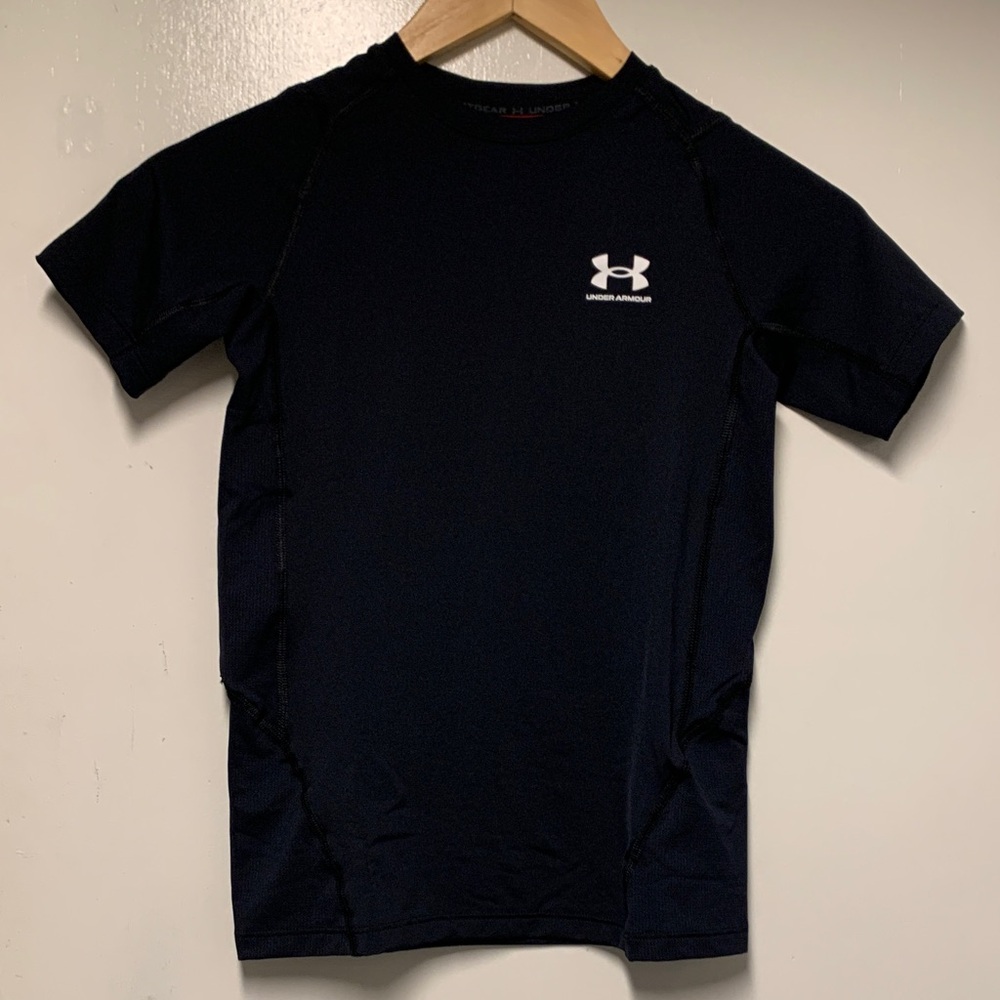 Under Armour Kids Dark Blue Short Sleeve Tee